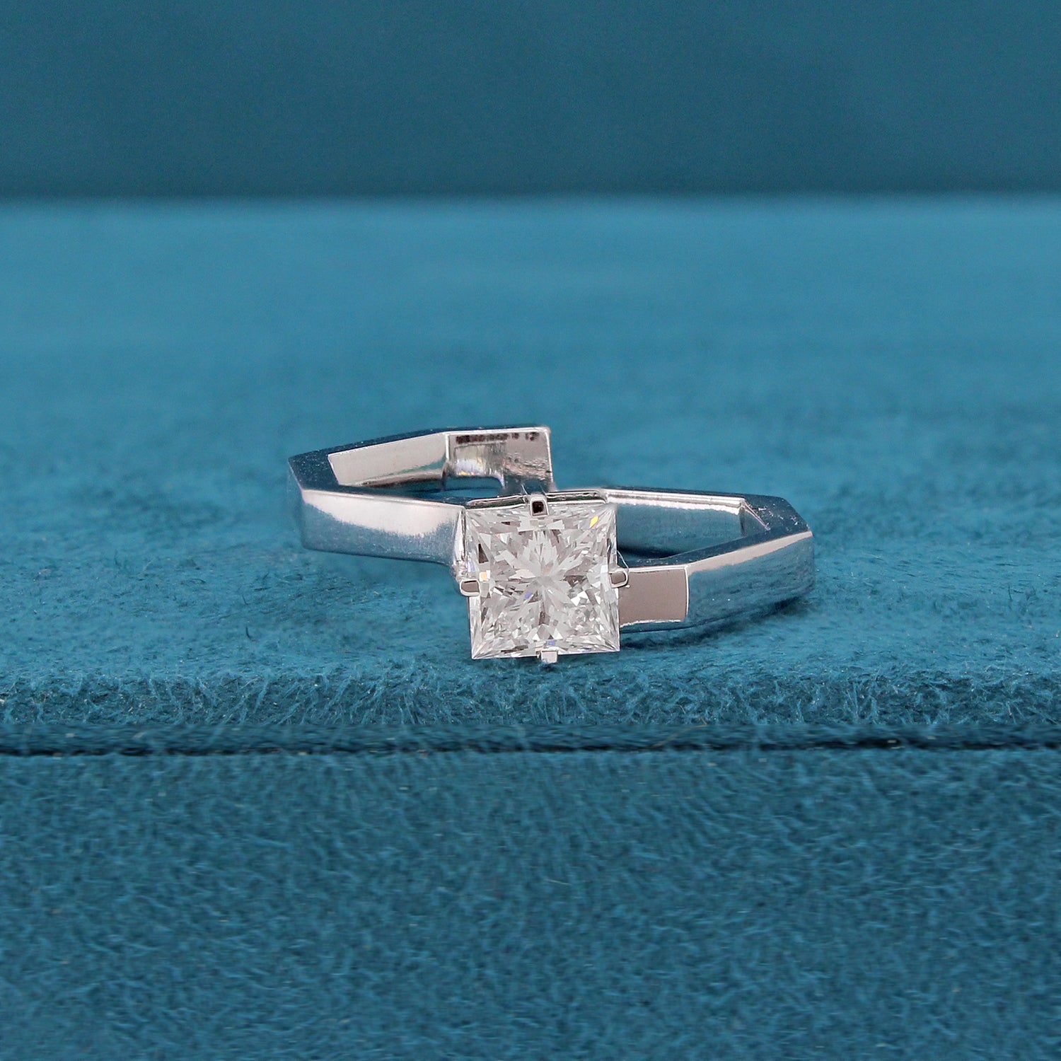 Emira Solitaire Diamond Ring