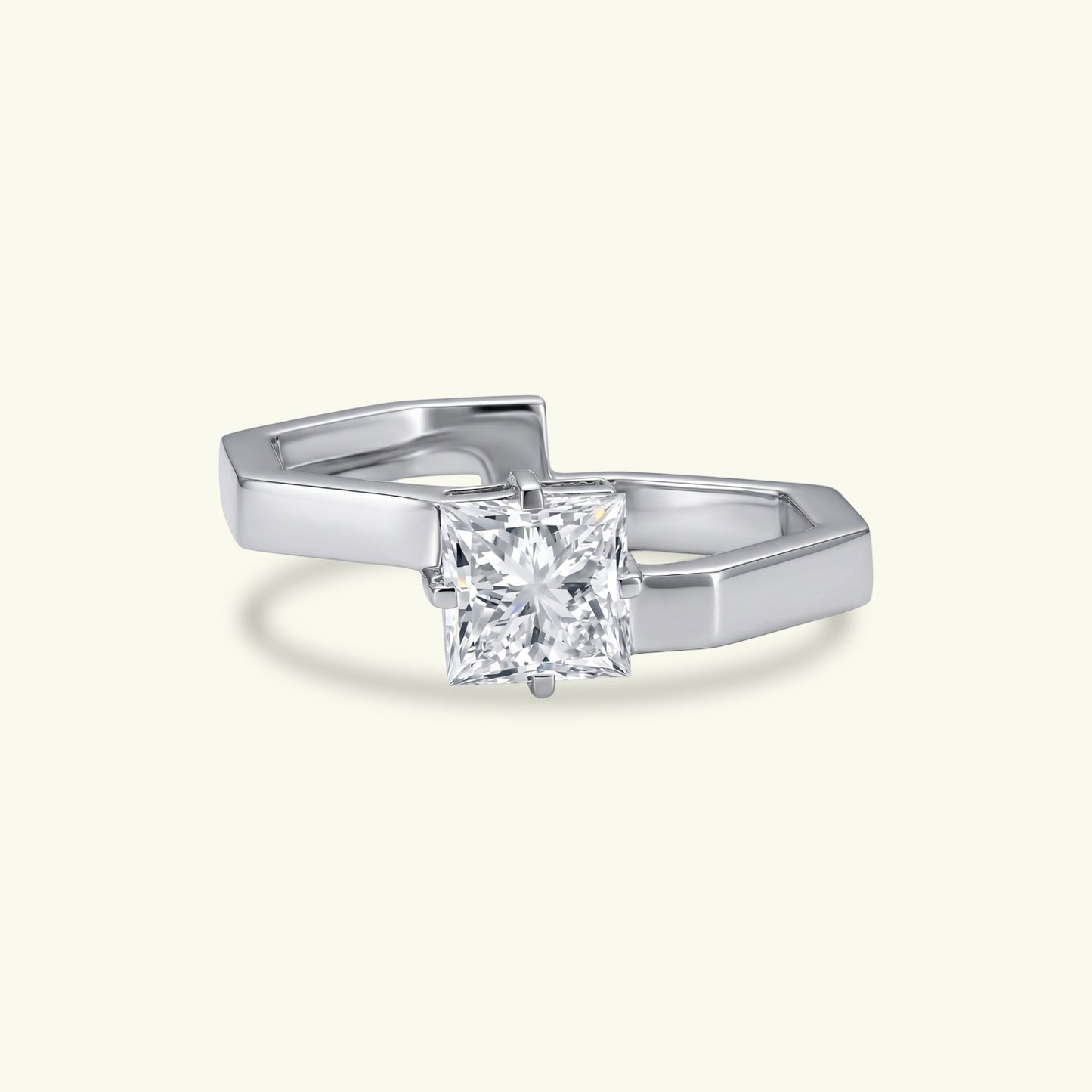 Emira Solitaire Diamond Ring
