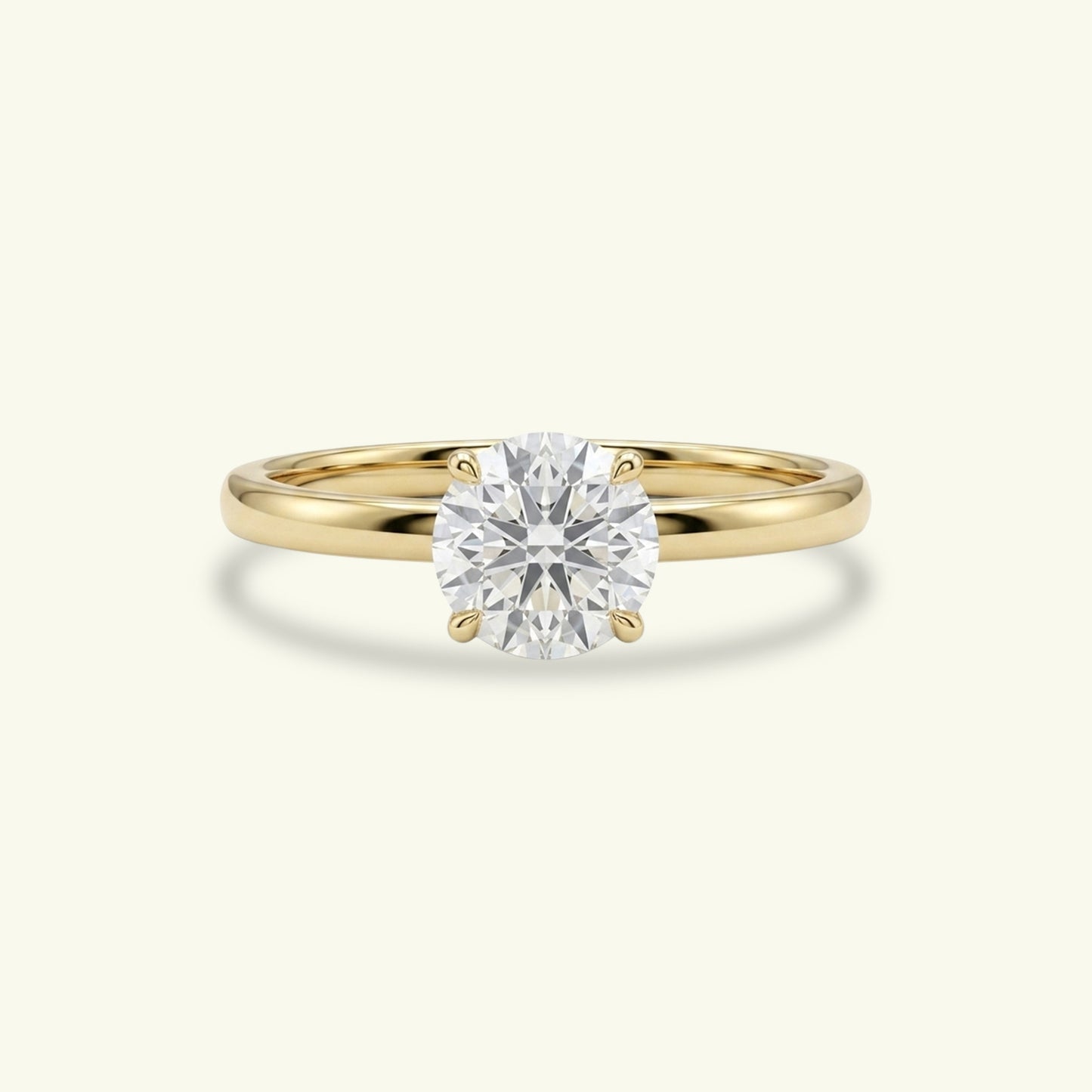 Ina Solitaire Diamond Ring