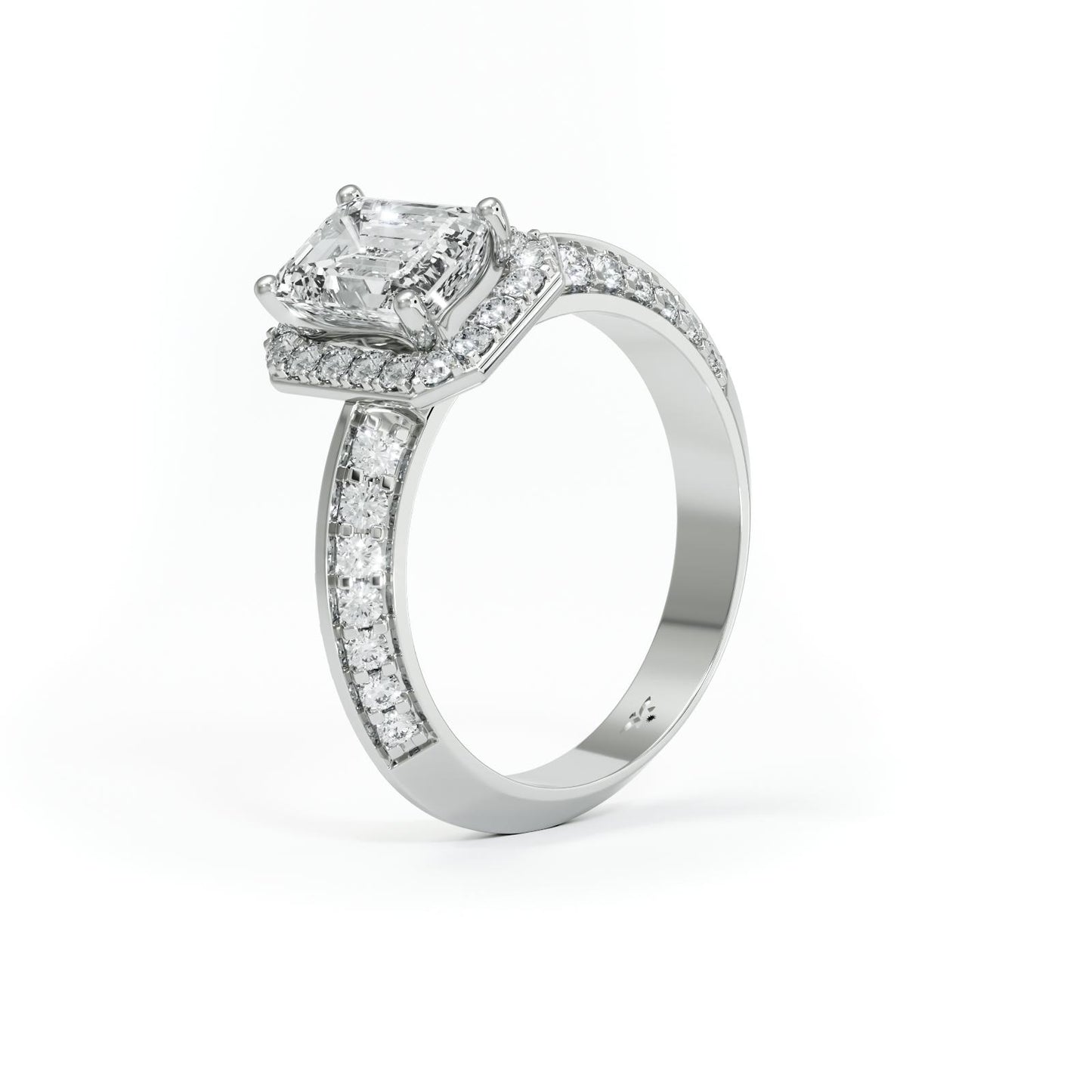 Halden Box Diamond Ring