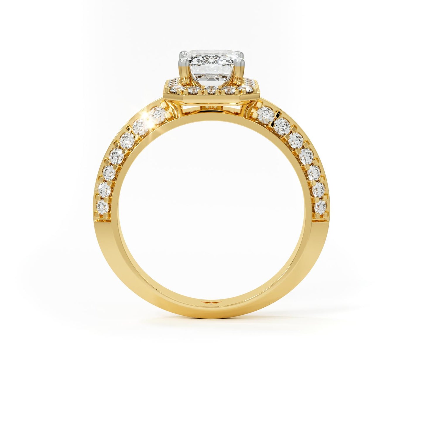 Halden Box Diamond Ring