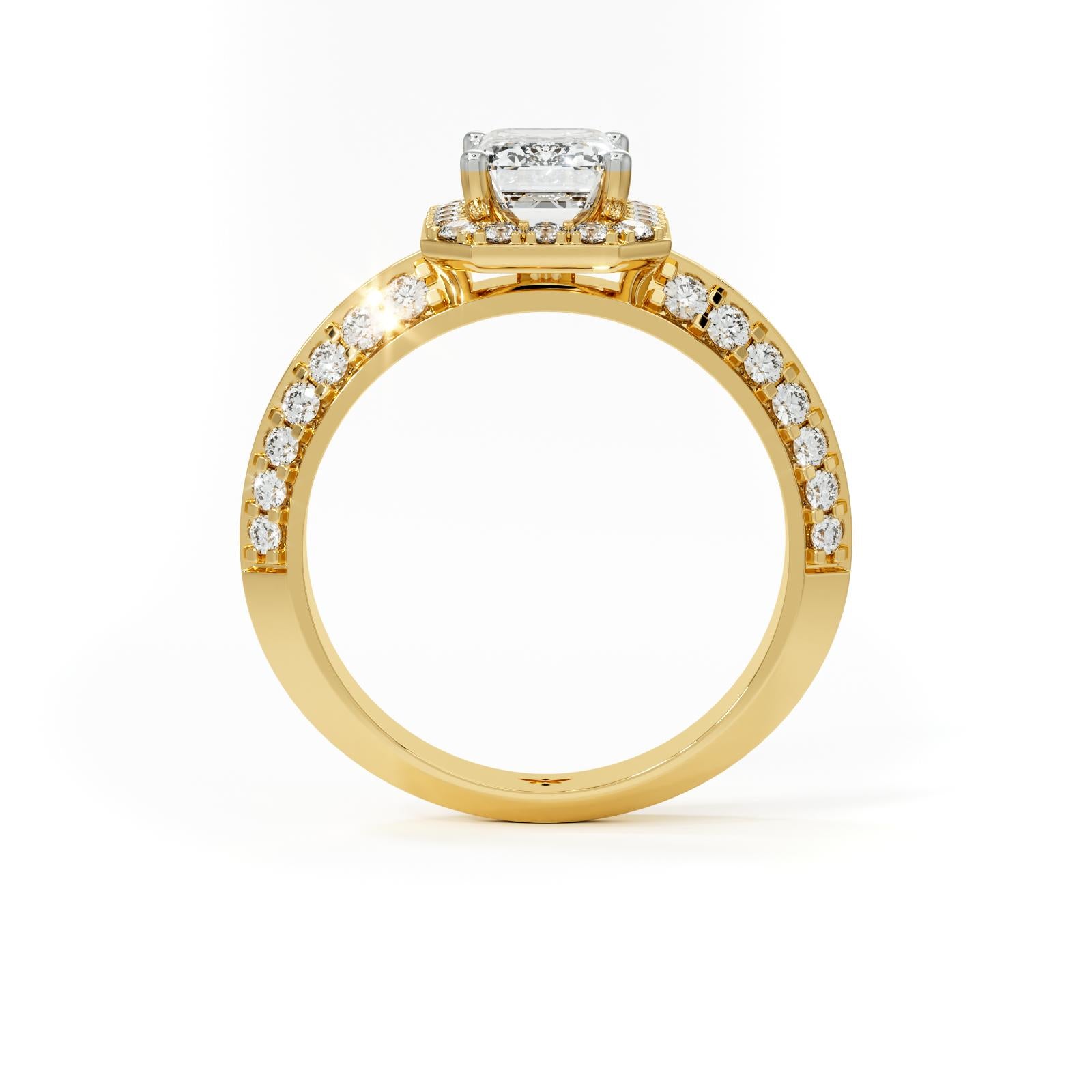 Halden Box Diamond Ring