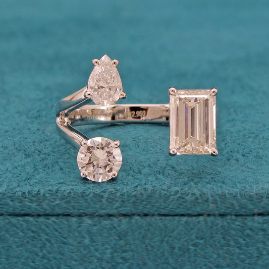 Myrith Three Stone Diamond Ring