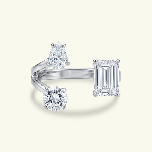 Myrith Three Stone Diamond Ring