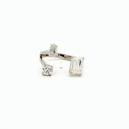 Myrith Three Stone Diamond Ring