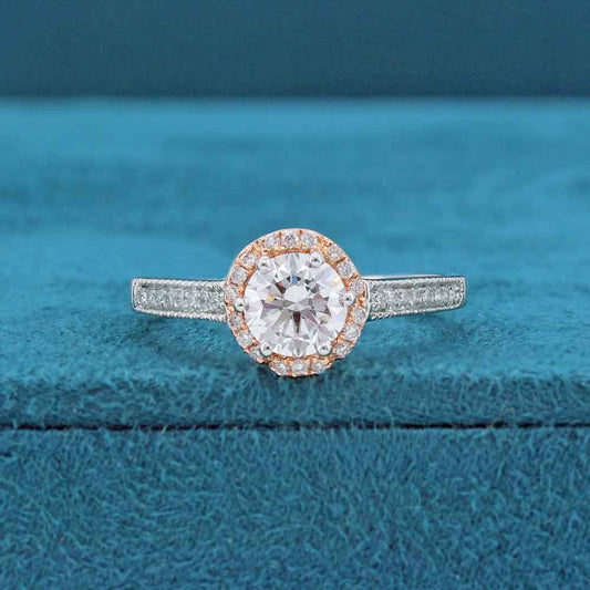 Sariel Halo Diamond Ring
