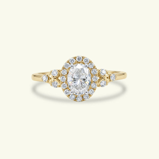 Liri Halo Diamond Ring