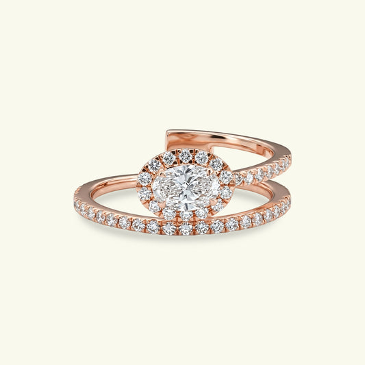Evyn Halo Diamond Ring