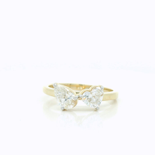 Elain Two Stone Diamond Ring