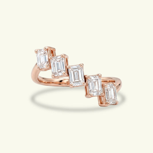 Selene Five Stone Diamond Ring