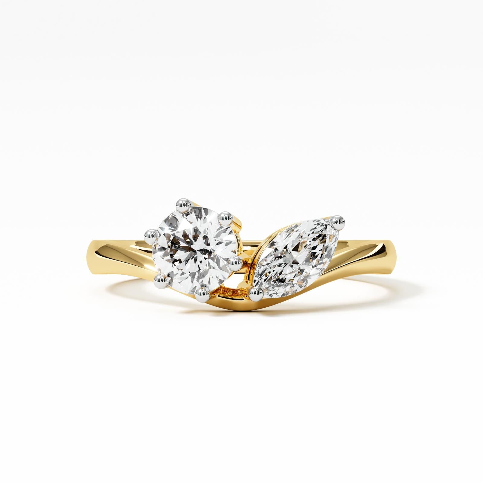 Nyelle Two Stone Diamond Ring