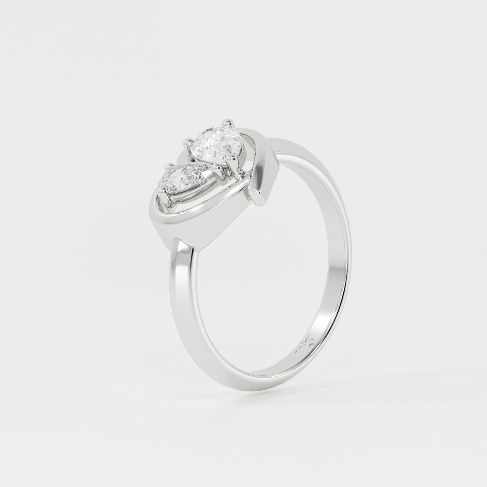 Islen Two Stone Diamond Ring