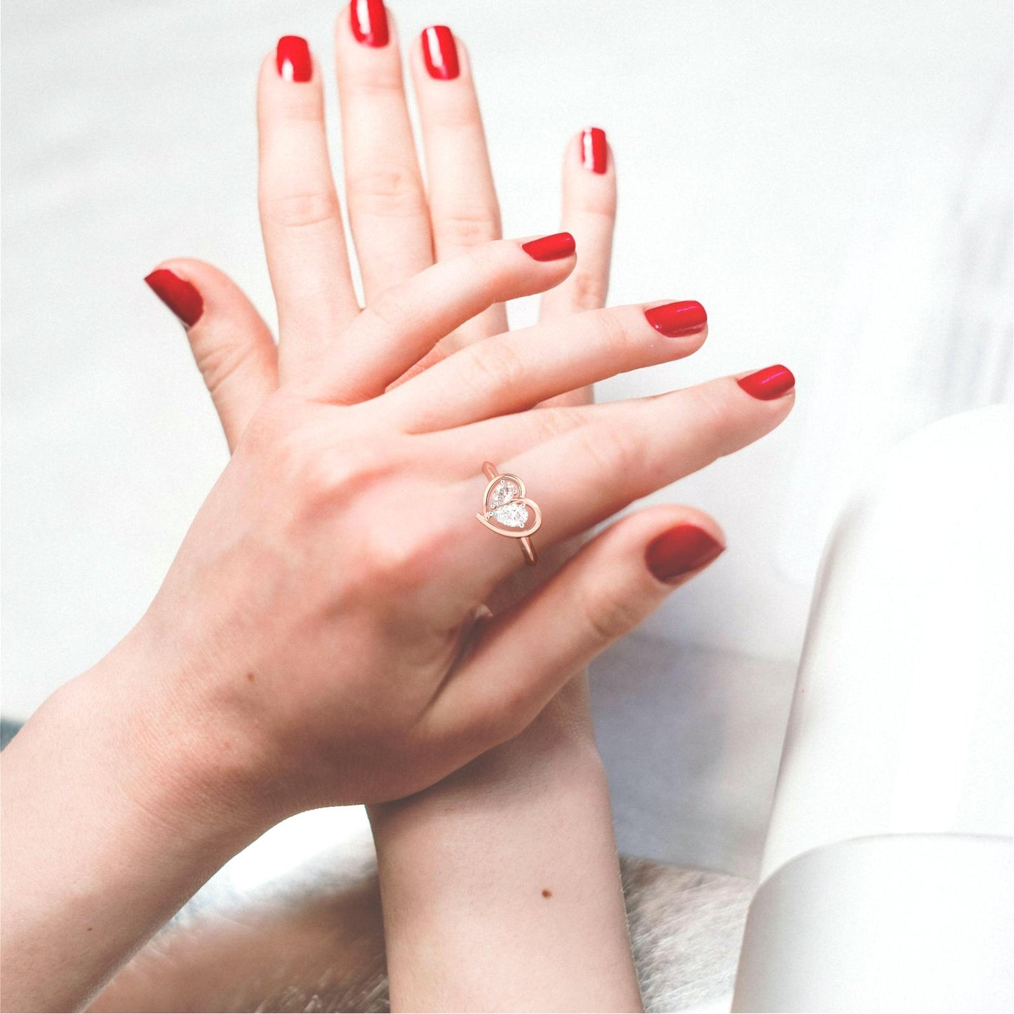 Islen Two Stone Diamond Ring