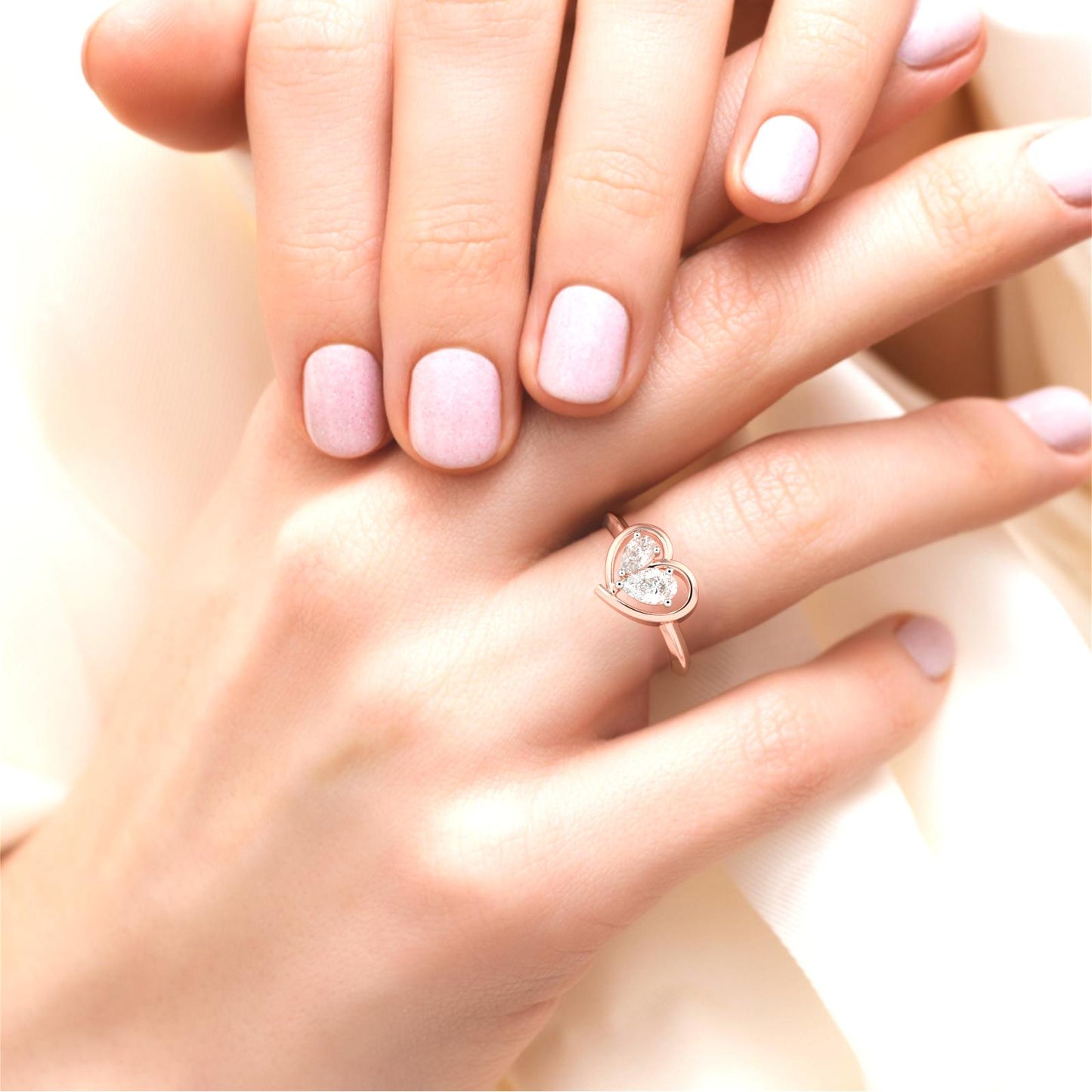 Islen Two Stone Diamond Ring