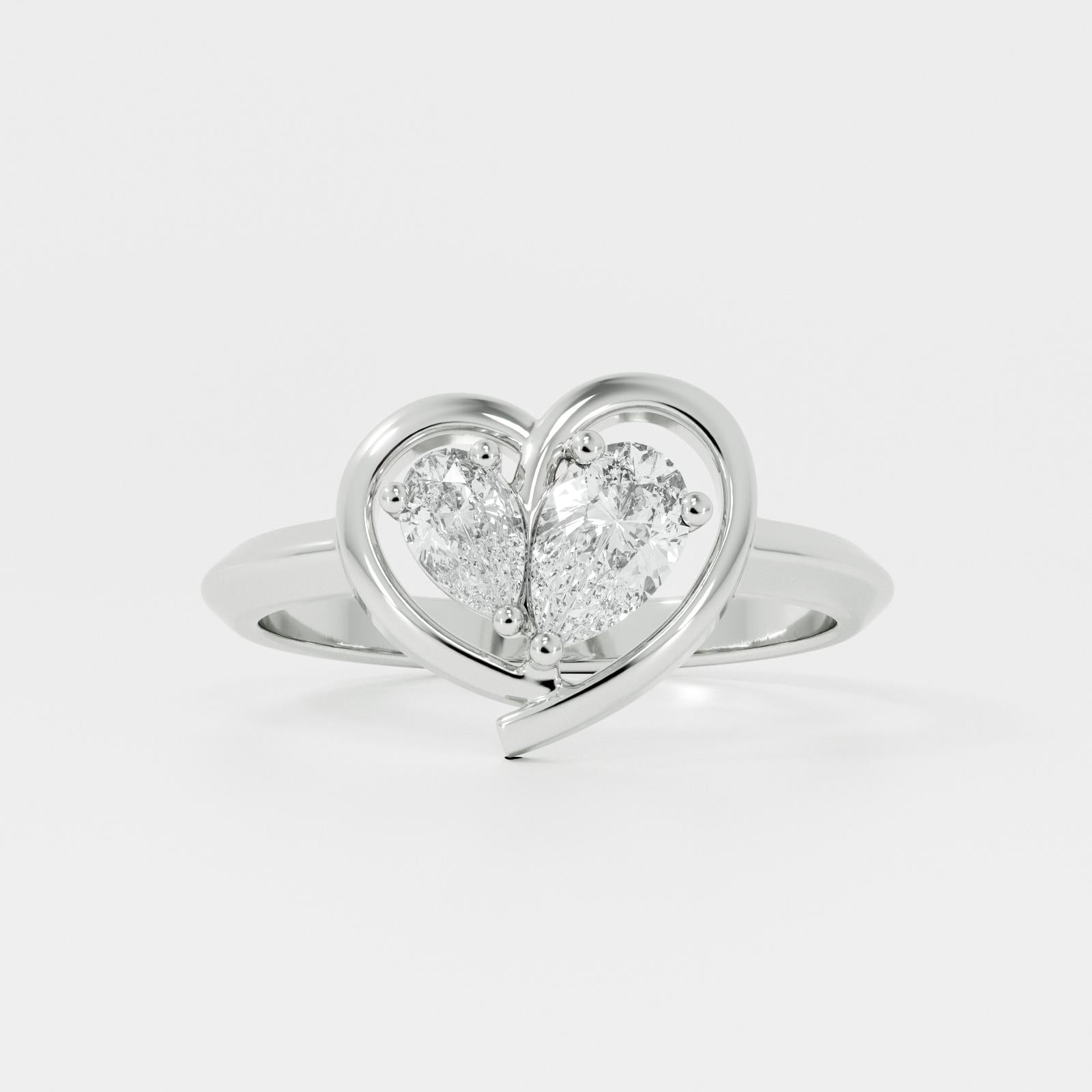 Islen Two Stone Diamond Ring