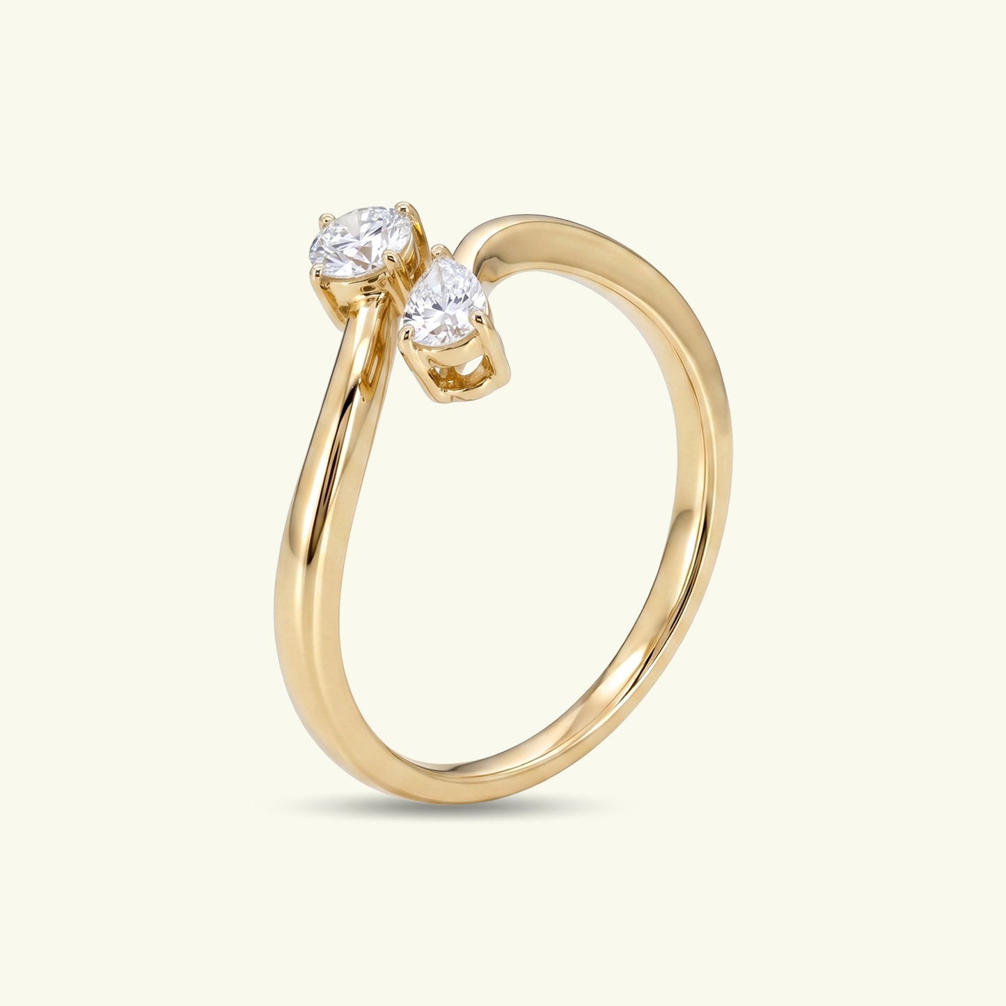 Sael Two Stone Diamond Ring