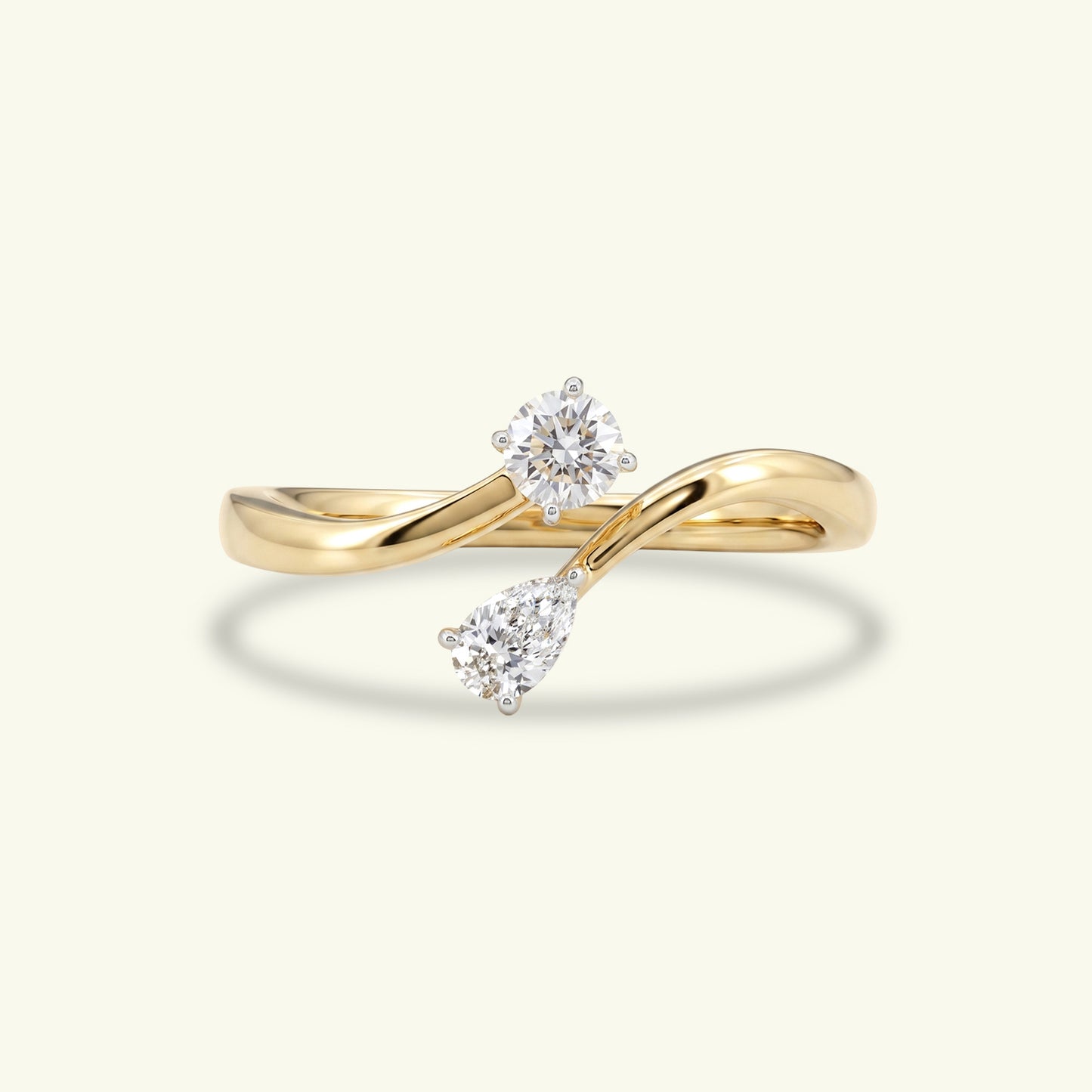 Sael Two Stone Diamond Ring