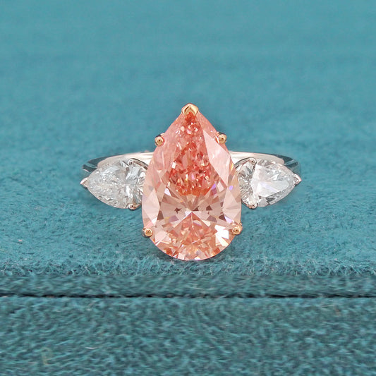 Delmira Three Stone Diamond Ring