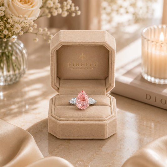 Delmira Three Stone Diamond Ring