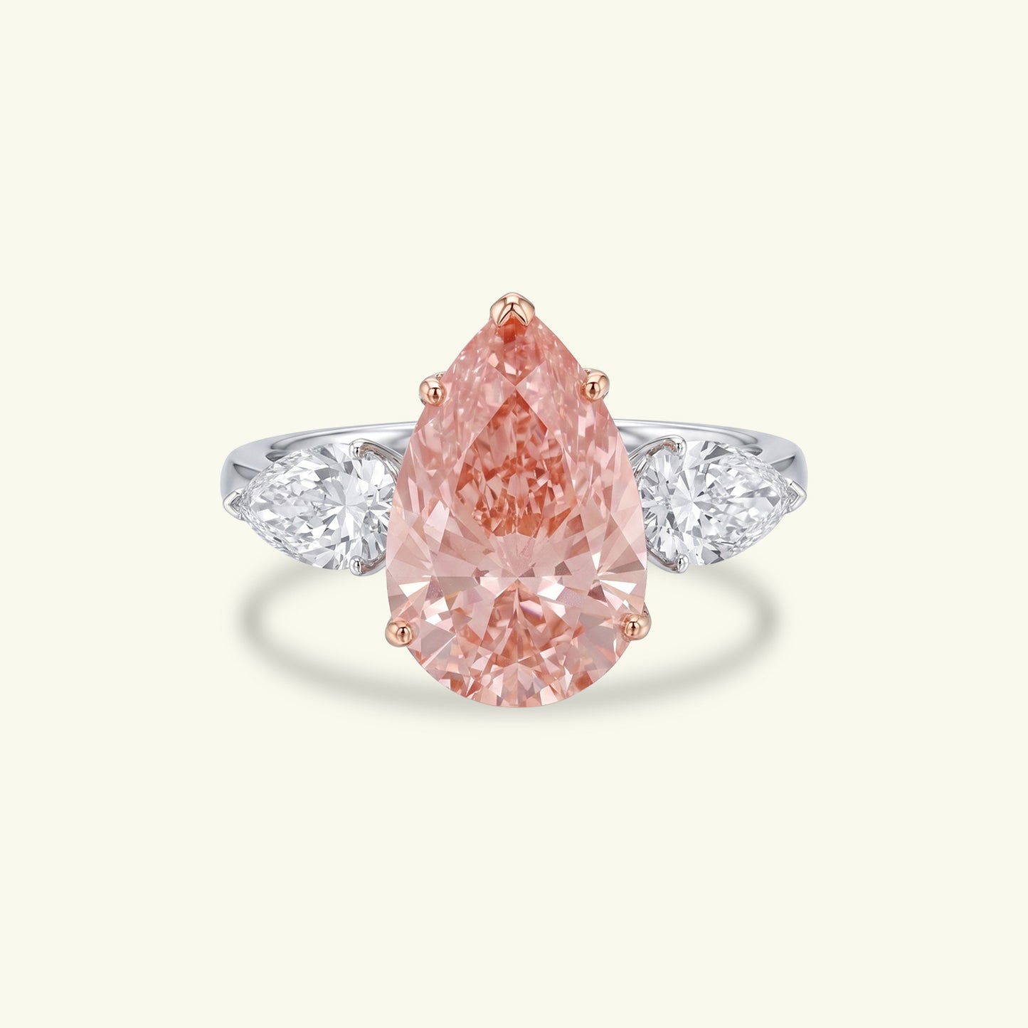 Delmira Three Stone Diamond Ring