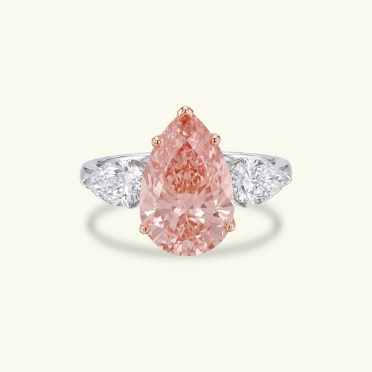 Delmira Three Stone Diamond Ring