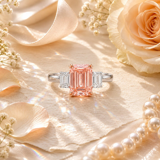 Zephira Three Stone Diamond Ring