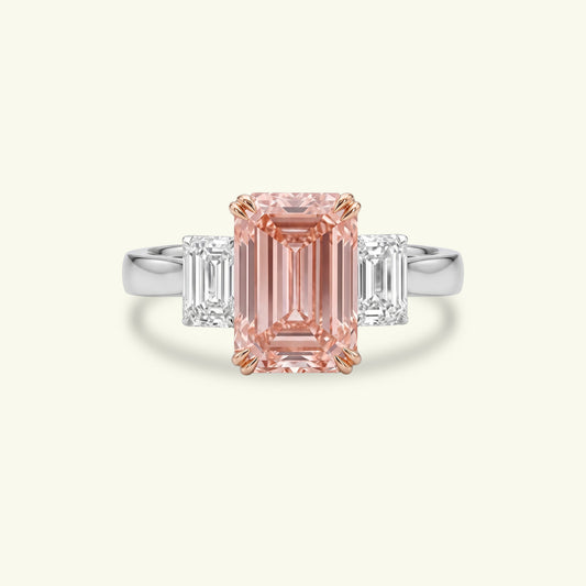 Zephira Three Stone Diamond Ring