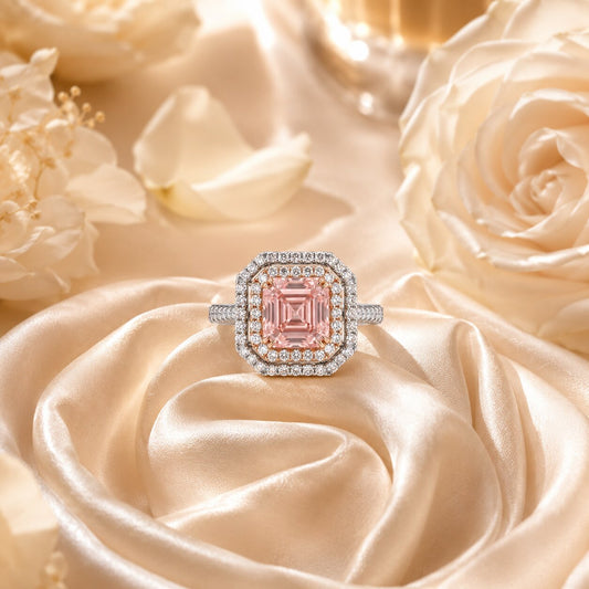 Calyra Halo Diamond Ring