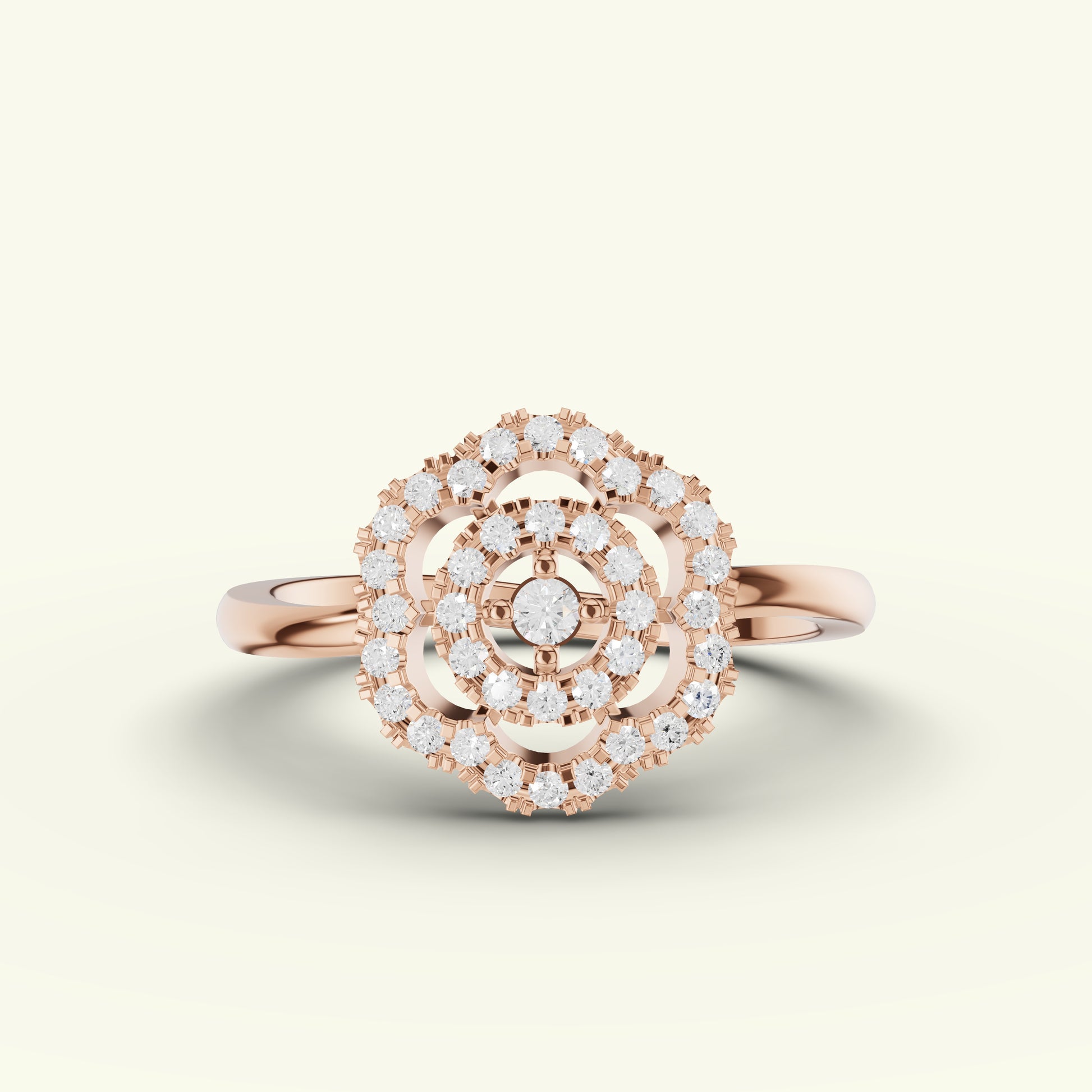 Alin Halo Diamond Ring