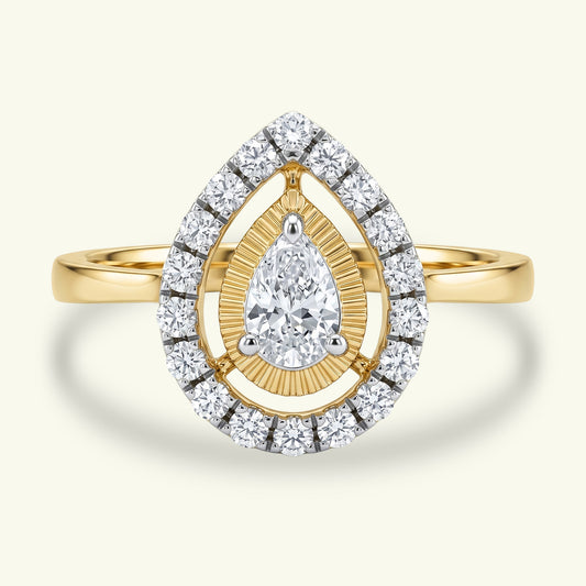 Sira Halo Diamond Ring