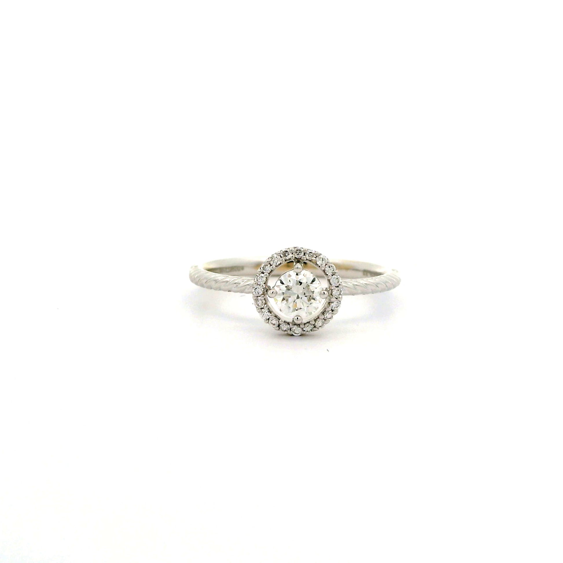 Lira Halo Diamond Ring