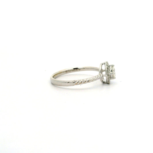 Lira Halo Diamond Ring