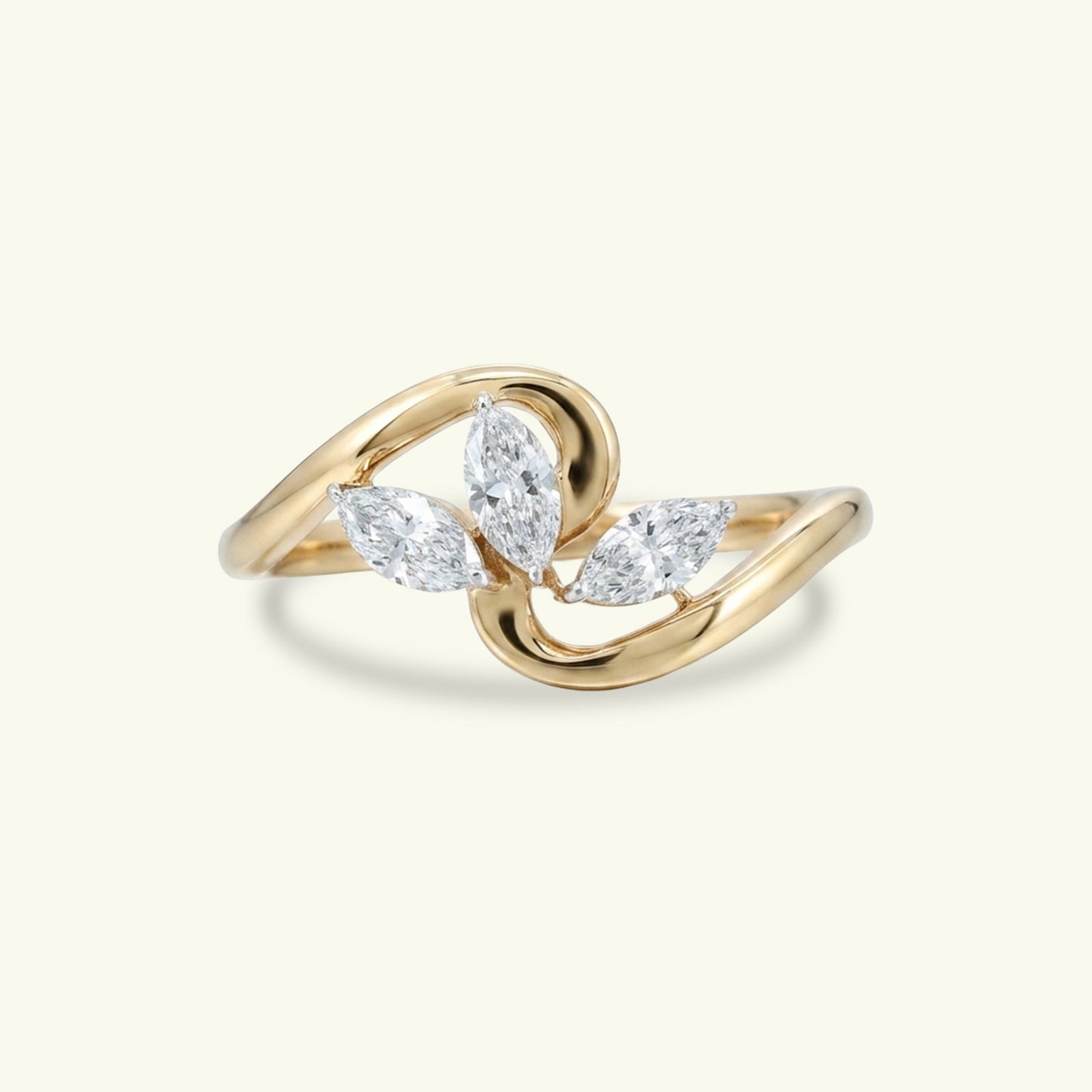 Rilenn Three Stone Diamond Ring