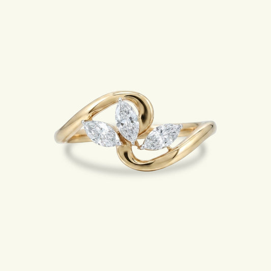 Rilenn Three Stone Diamond Ring