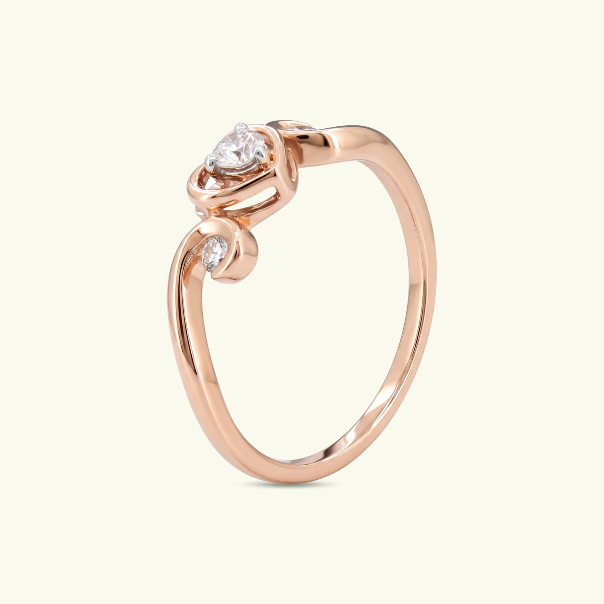 Enza Three Stone Diamond Ring