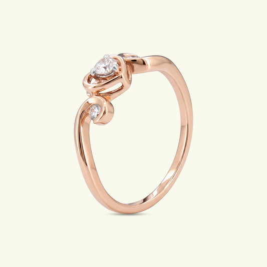 Enza Three Stone Diamond Ring