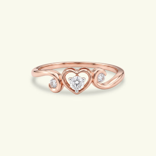 Enza Three Stone Diamond Ring
