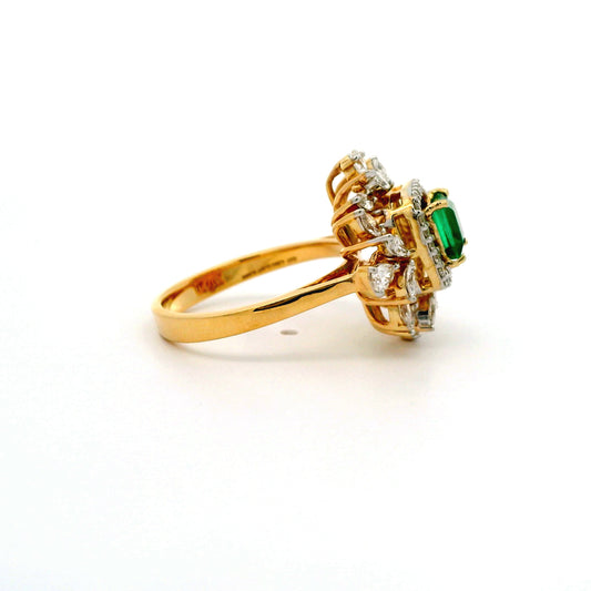 Tanvika Halo Diamond Ring