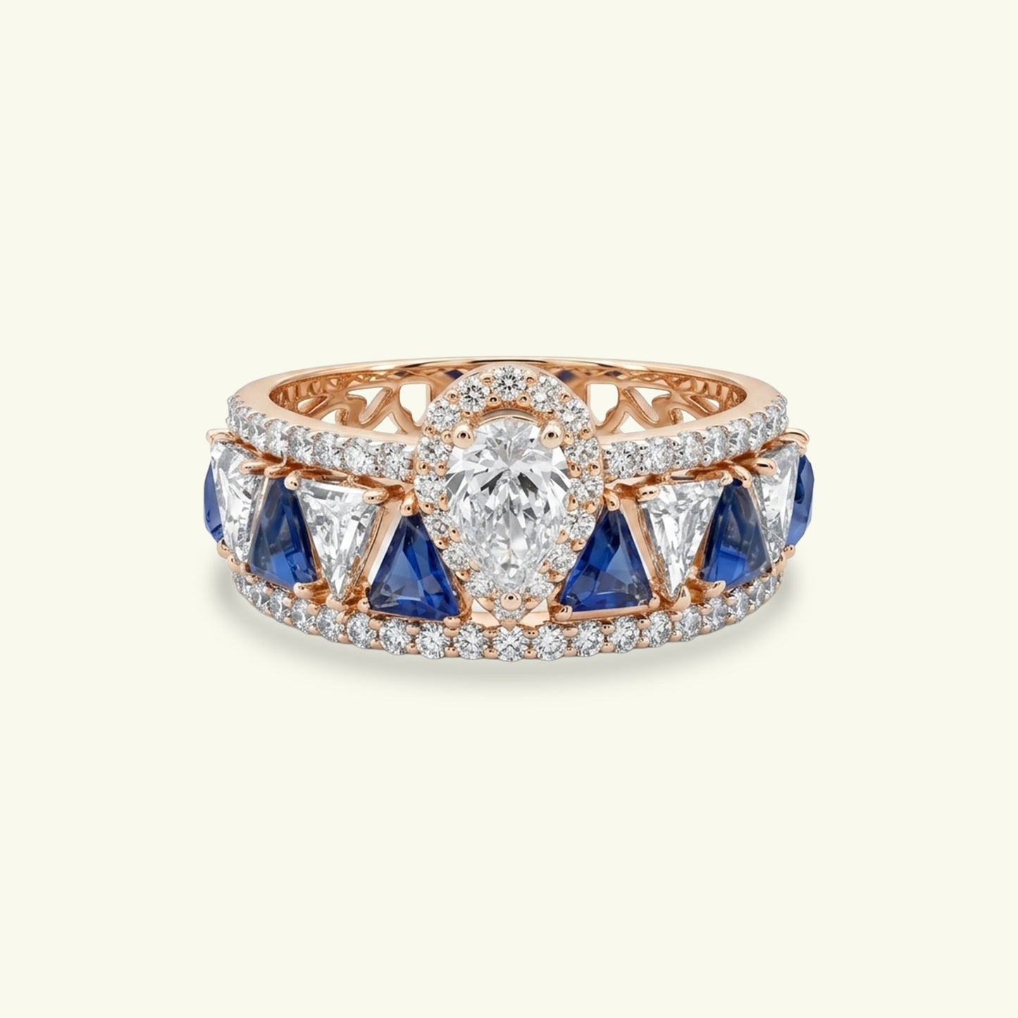 Auralie Band Diamond Ring