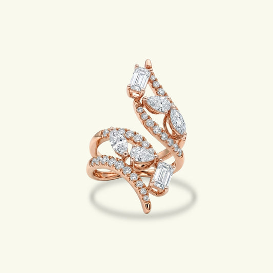 Veleda Scatter Diamond Ring