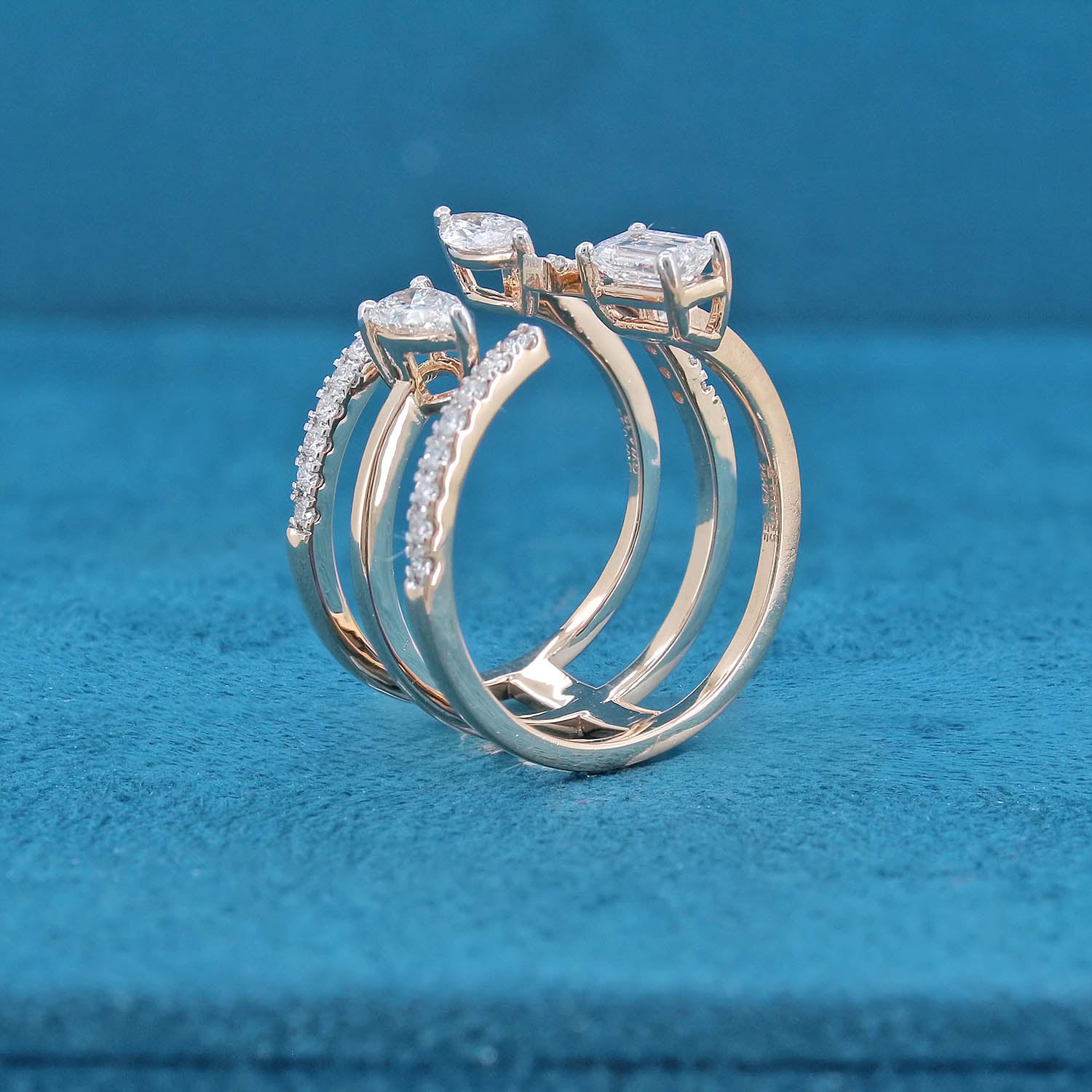 Mirevi Scatter Diamond Eternity Ring