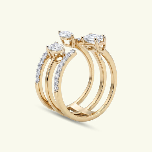 Mirevi Scatter Diamond Eternity Ring