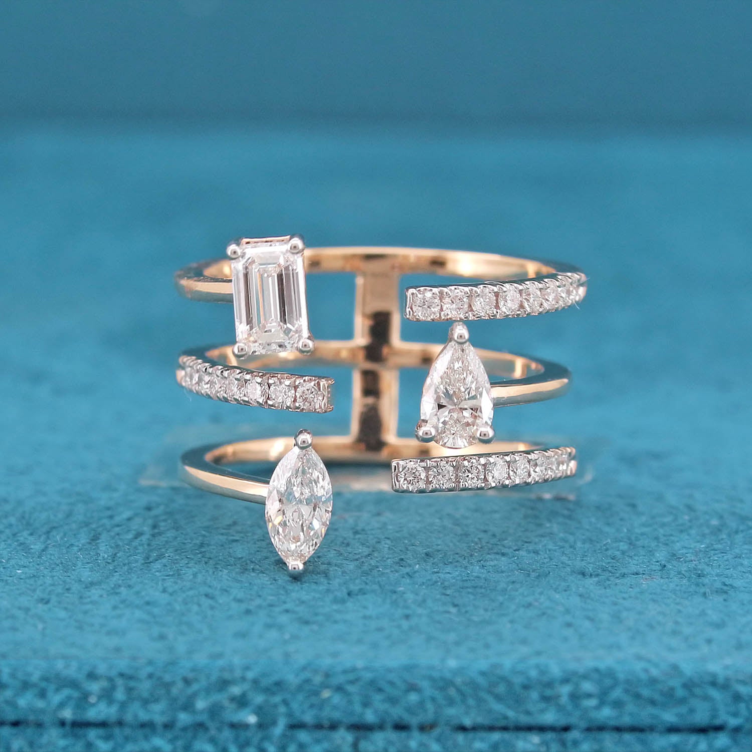 Mirevi Scatter Diamond Eternity Ring
