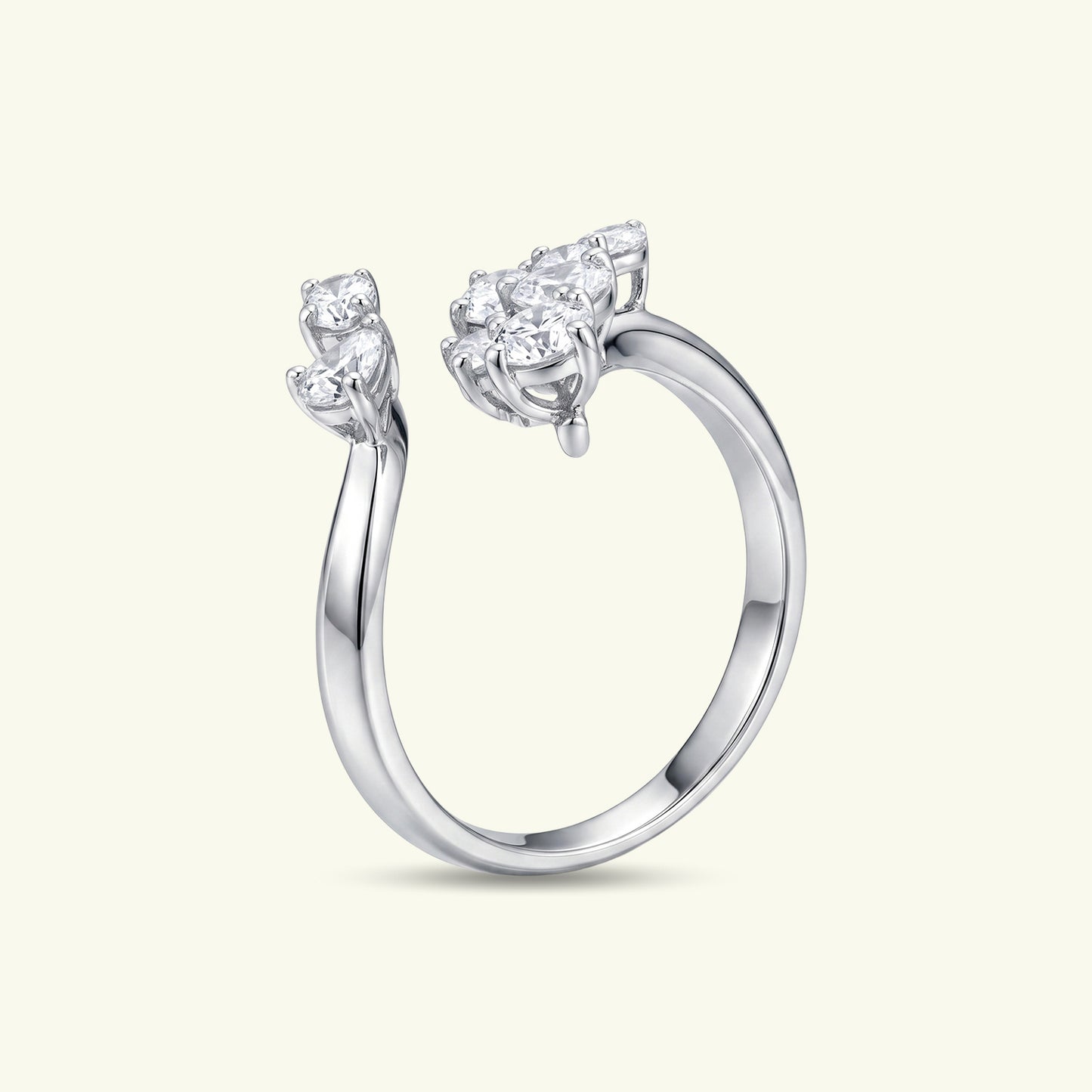 Elivyne Scatter Diamond Ring
