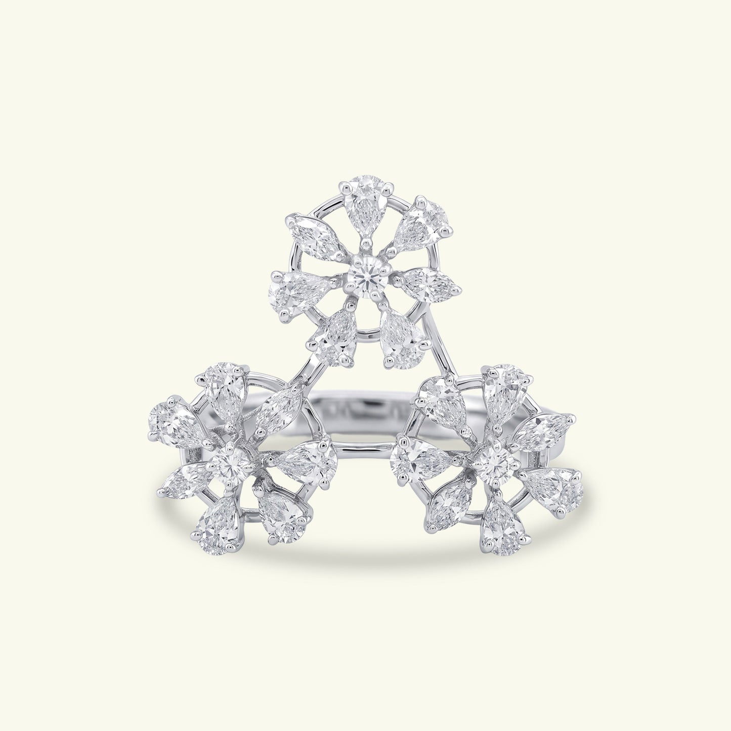 Ysara Floral Diamond Ring