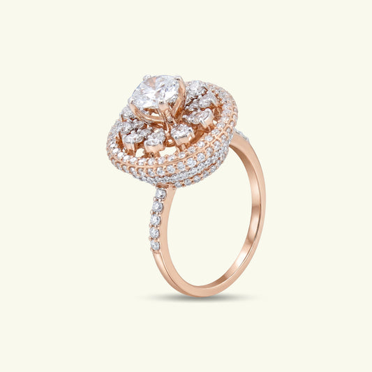 Elenor Floral Diamond Ring