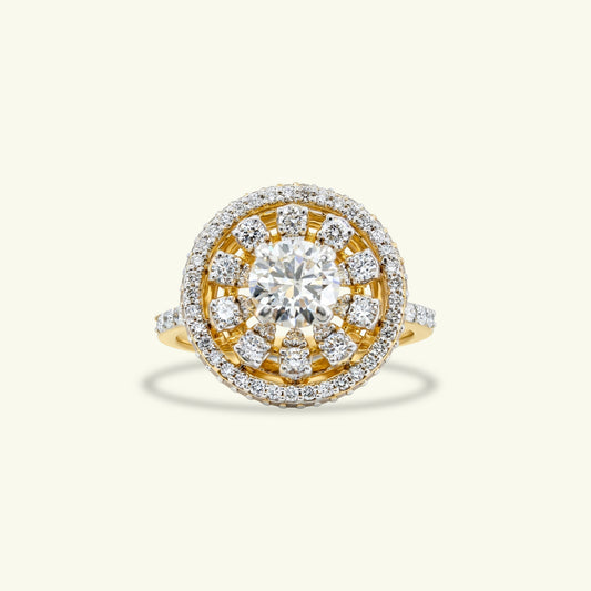 Elenor Floral Diamond Ring