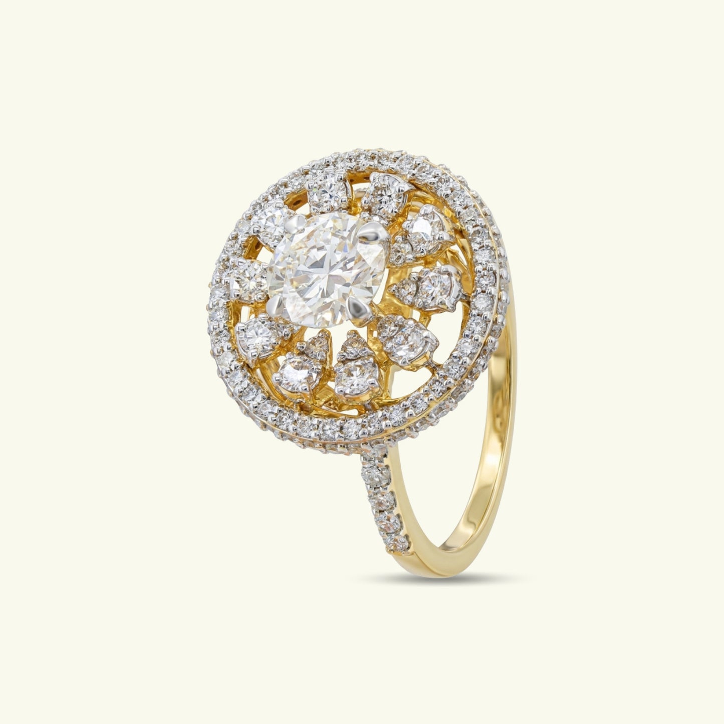 Elenor Floral Diamond Ring