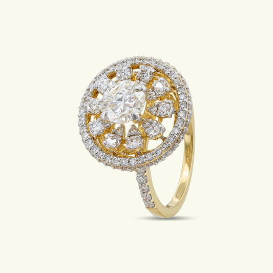 Elenor Floral Diamond Ring