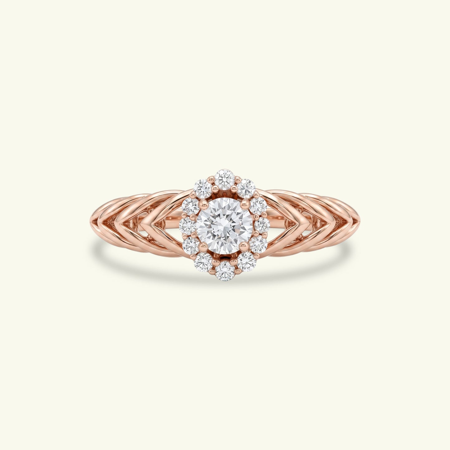 Naya Halo Diamond Ring